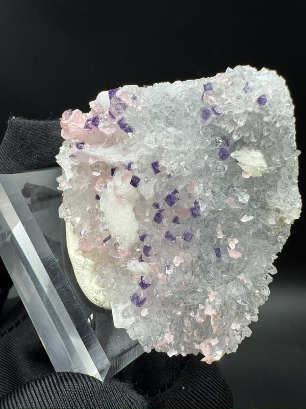 Fluorite from Guangxi, China, individual mineral specimen view 3