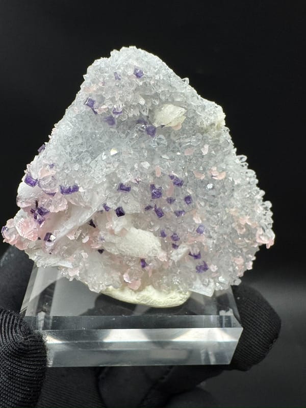 Fluorite from Guangxi, China, individual mineral specimen view 5