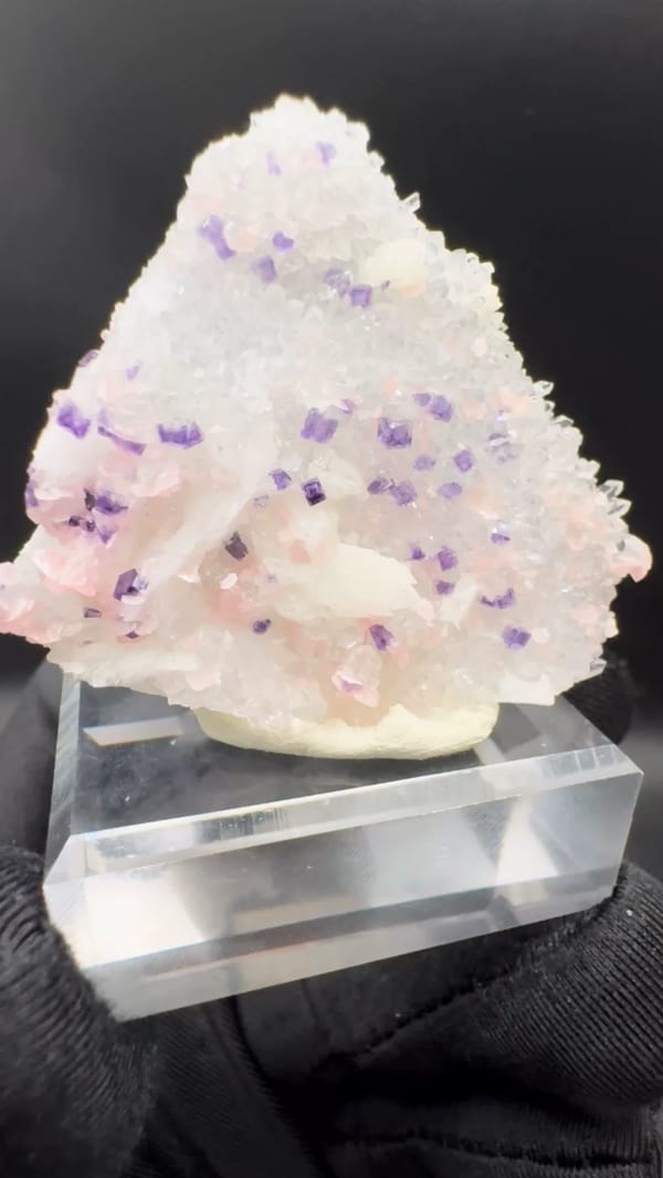 Fluorite from Guangxi, China, individual mineral specimen view 8
