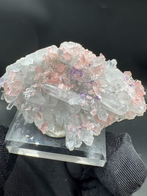 Rhodochrosite from Guangxi, China, individual mineral specimen view 6