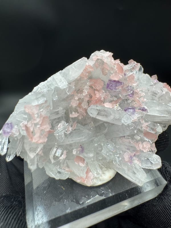 Rhodochrosite from Guangxi, China, individual mineral specimen view 7