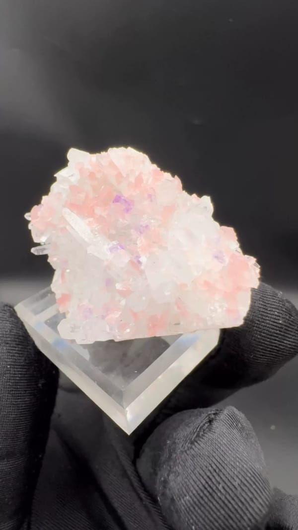Rhodochrosite from Guangxi, China, individual mineral specimen view 8