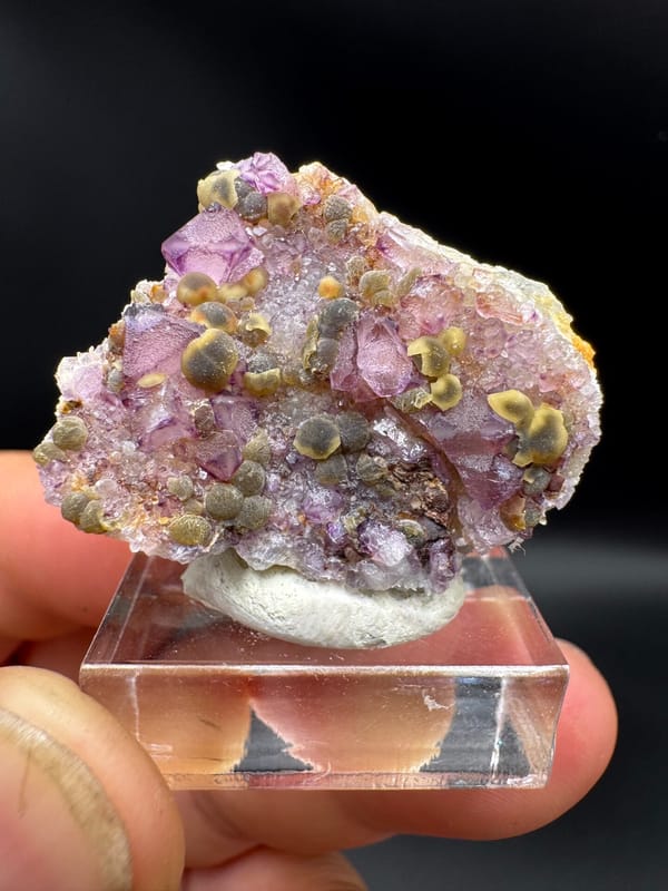 Fluorite from Inner Mongolia, China, individual mineral specimen view 1