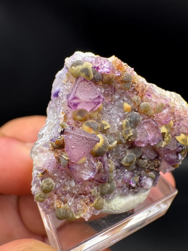 Fluorite from Inner Mongolia, China, individual mineral specimen view 2