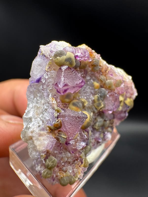 Fluorite from Inner Mongolia, China, individual mineral specimen view 3
