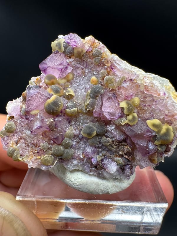 Fluorite from Inner Mongolia, China, individual mineral specimen view 4