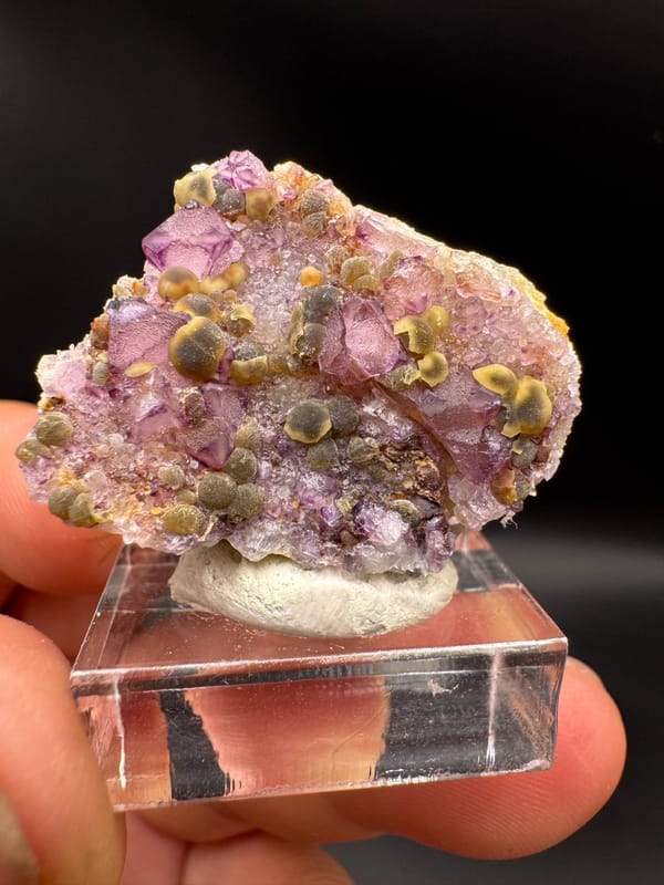 Fluorite from Inner Mongolia, China, individual mineral specimen view 6