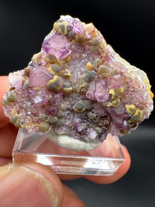 Fluorite from Inner Mongolia, China, individual mineral specimen view 8