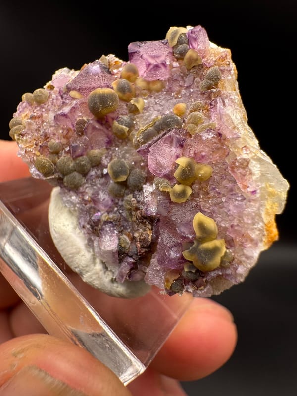 Fluorite from Inner Mongolia, China, individual mineral specimen view 9