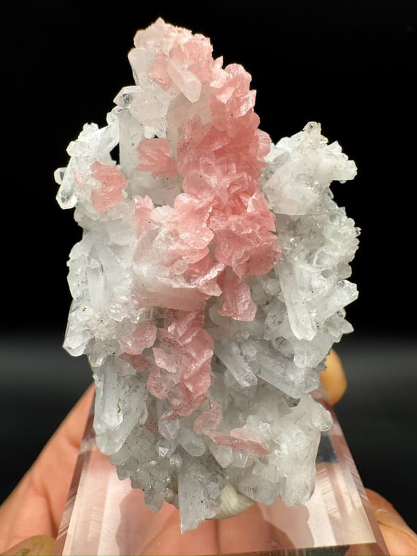 Rhodochrosite from Guangxi, China, individual mineral specimen view 3
