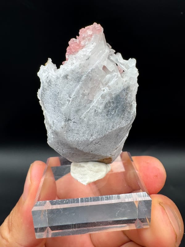 Rhodochrosite from Guangxi, China, individual mineral specimen view 4