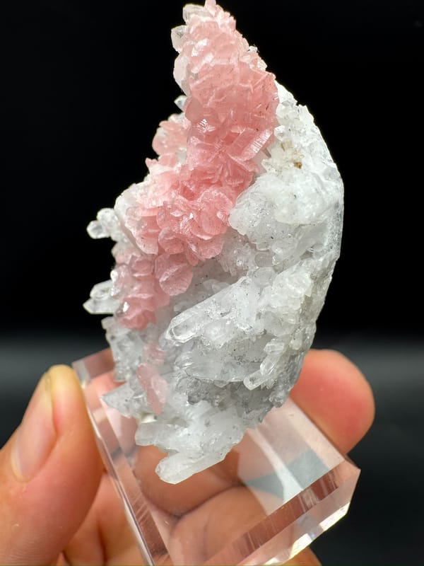 Rhodochrosite from Guangxi, China, individual mineral specimen view 5