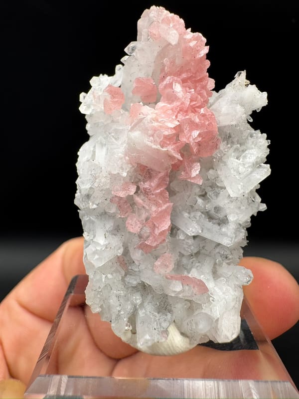 Rhodochrosite from Guangxi, China, individual mineral specimen view 7
