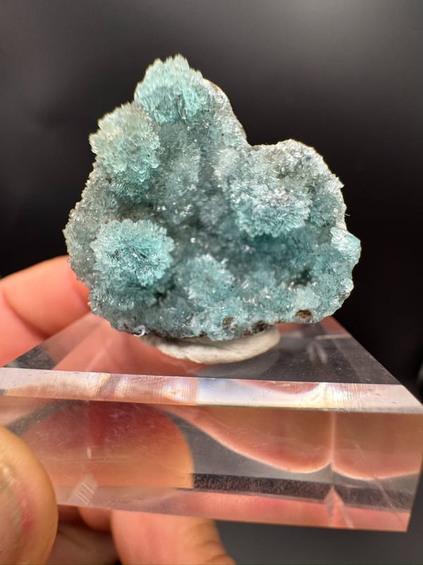Hemimorphite from Guangdong, China, individual mineral specimen view 3
