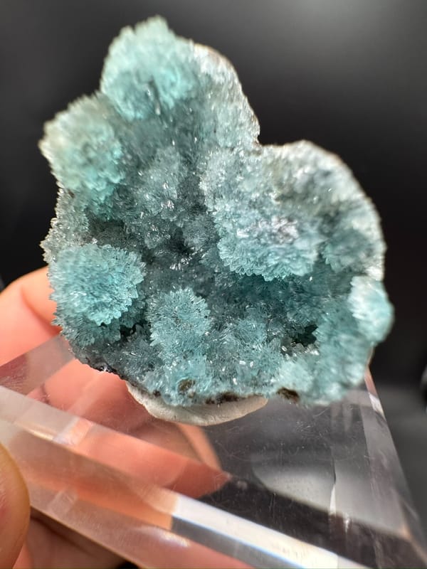 Hemimorphite from Guangdong, China, individual mineral specimen view 5
