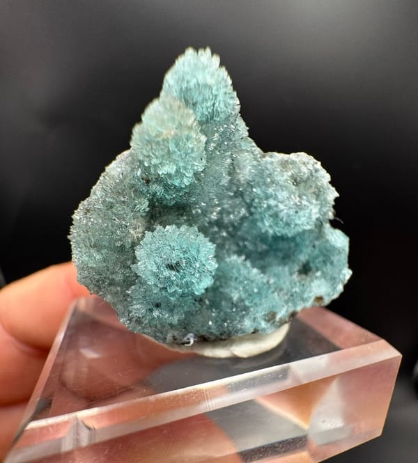 Hemimorphite from Guangdong, China, individual mineral specimen view 6