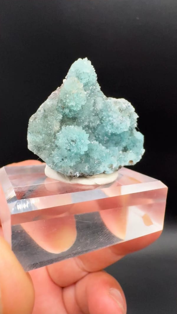Hemimorphite from Guangdong, China, individual mineral specimen view 8