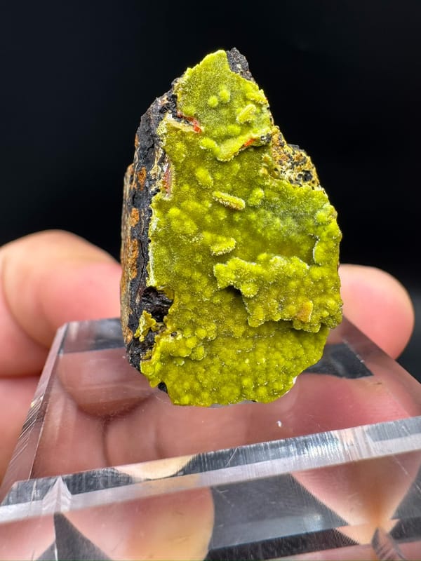 Pyromorphite from Guangxi, China, individual mineral specimen view 1
