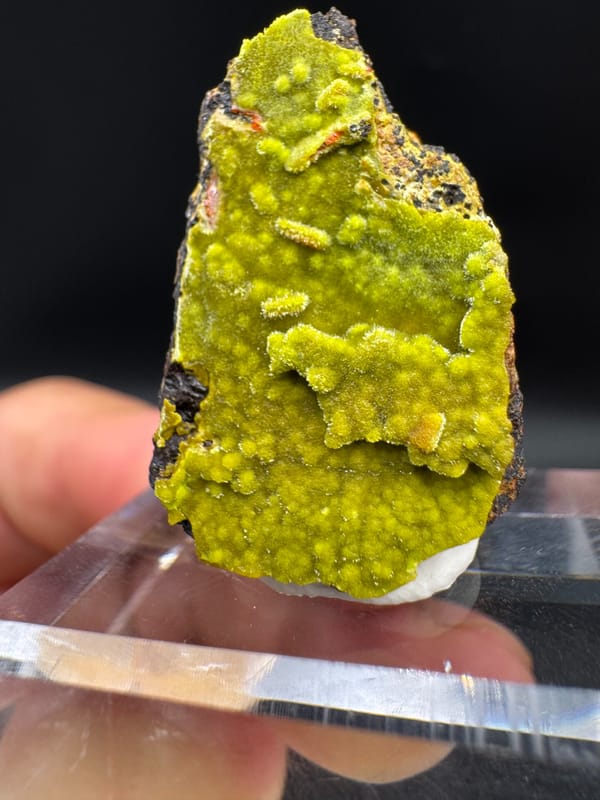 Pyromorphite from Guangxi, China, individual mineral specimen view 2