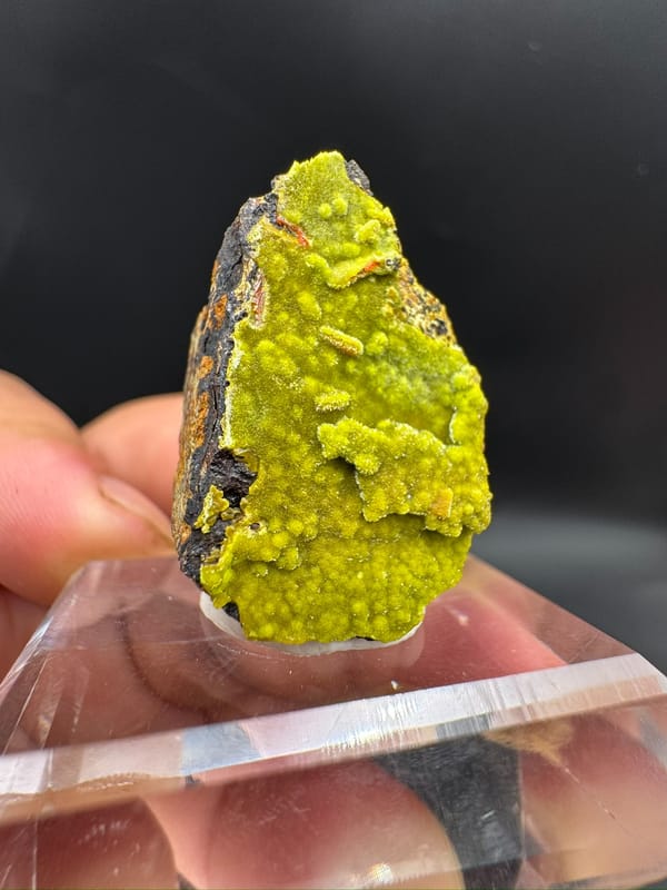 Pyromorphite from Guangxi, China, individual mineral specimen view 4