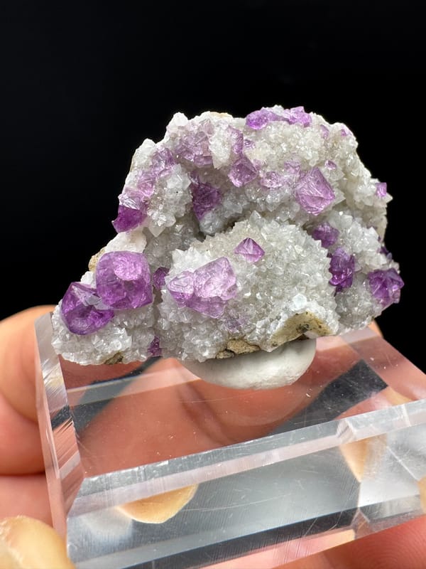 Fluorite from Inner Mongolia, China, individual mineral specimen view 2