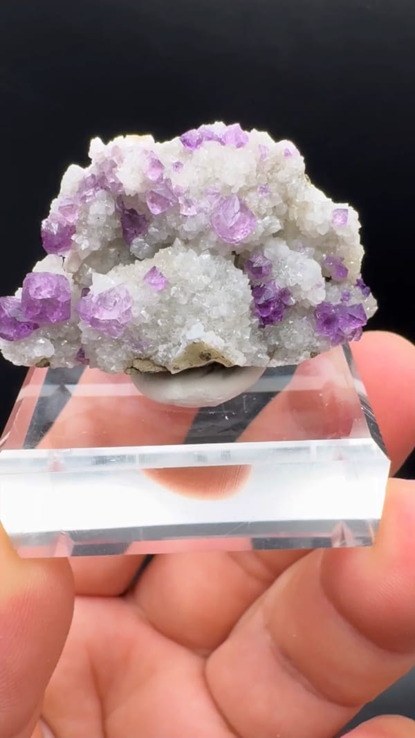 Fluorite from Inner Mongolia, China, individual mineral specimen view 9