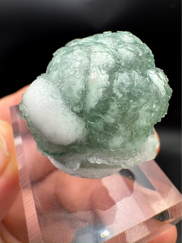 Fluorite from Fujian, China, individual mineral specimen view 4