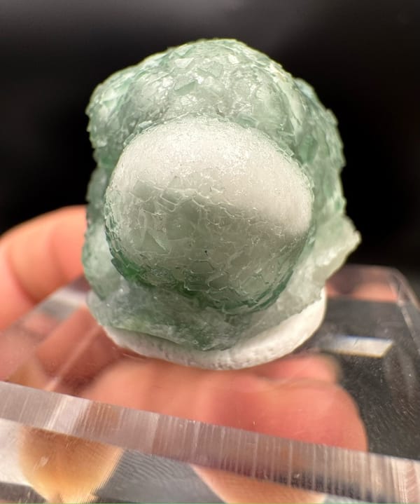 Fluorite from Fujian, China, individual mineral specimen view 5