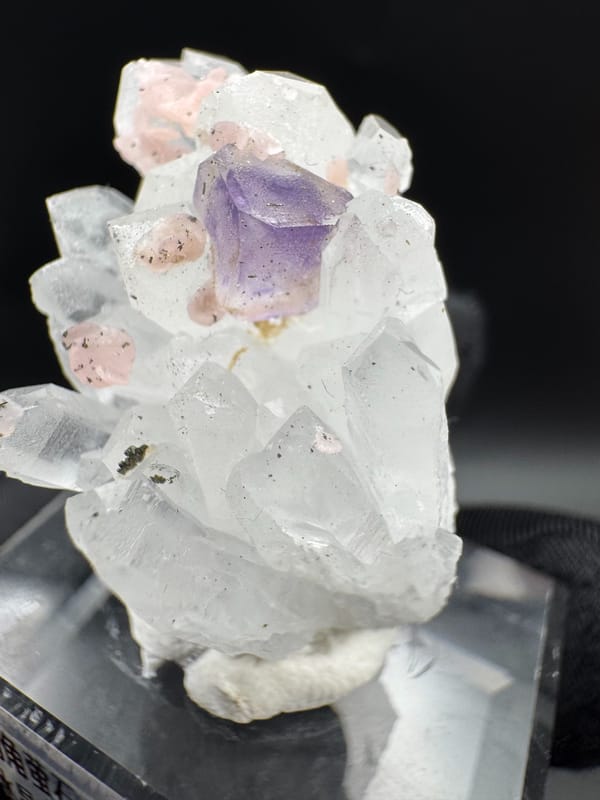 Fluorite from Wuzhou, Guangxi, China, individual mineral specimen view 2