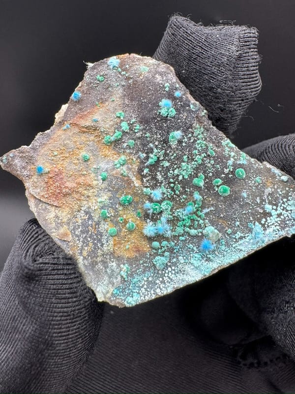 Malachite from Guizhou, China, individual mineral specimen view 1