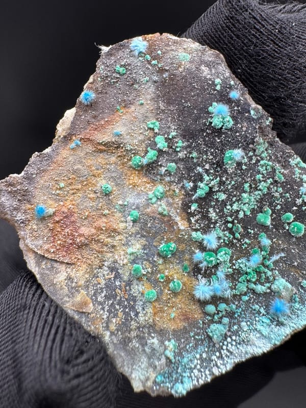 Malachite from Guizhou, China, individual mineral specimen view 3