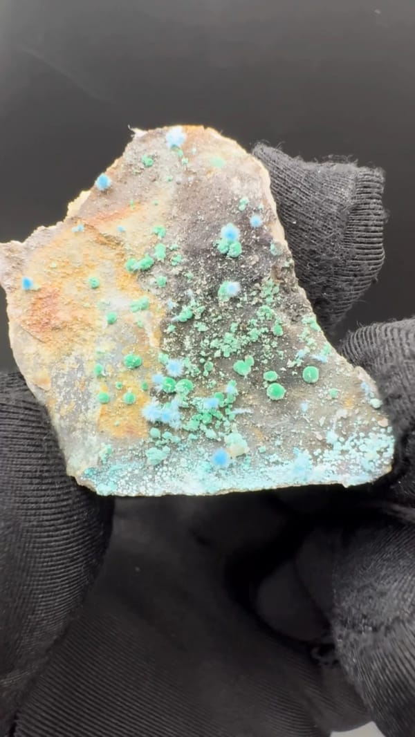 Malachite from Guizhou, China, individual mineral specimen view 7