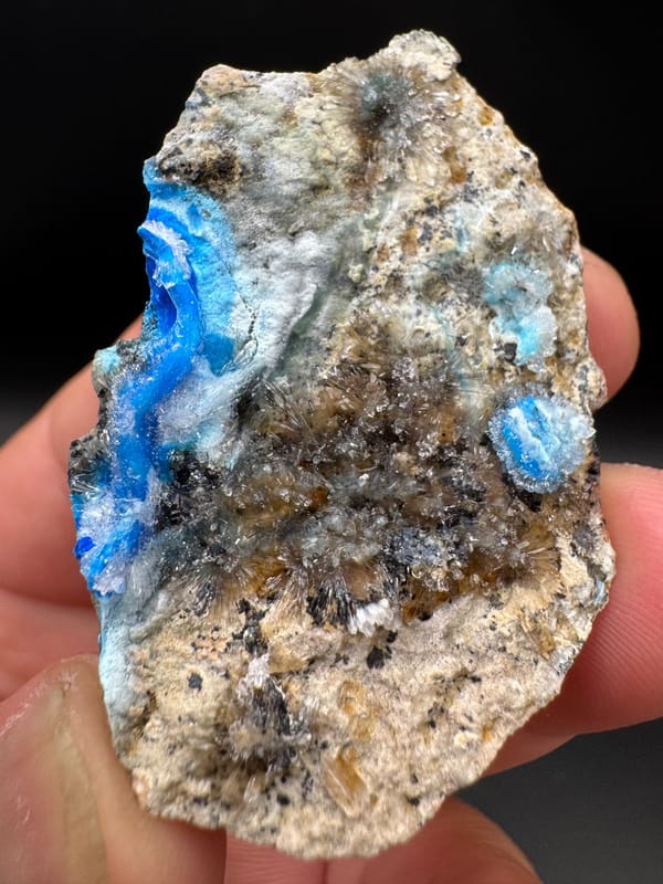 Creedite from Guizhou, China, individual mineral specimen view 7