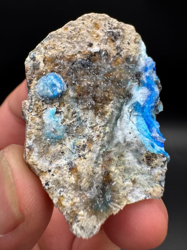 Creedite from Guizhou, China, individual mineral specimen view 8