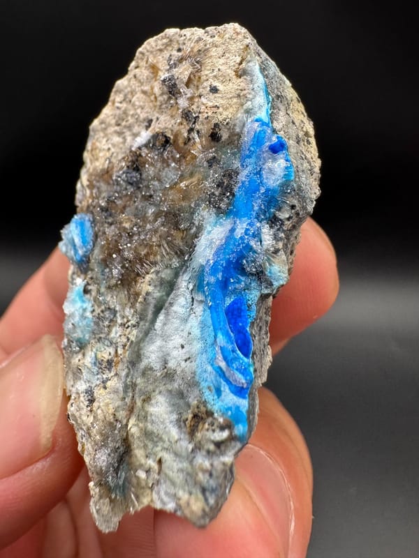Creedite from Guizhou, China, individual mineral specimen view 9