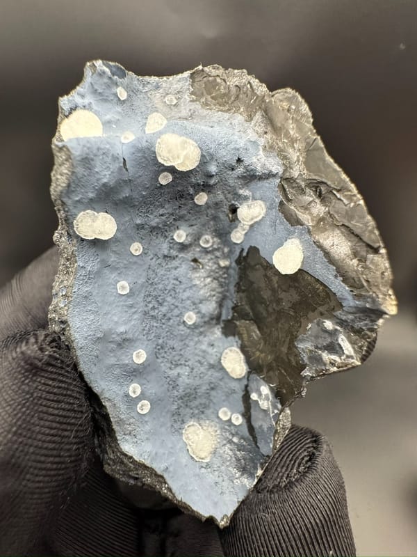 Calcite from Zhejiang, China, individual mineral specimen view 4