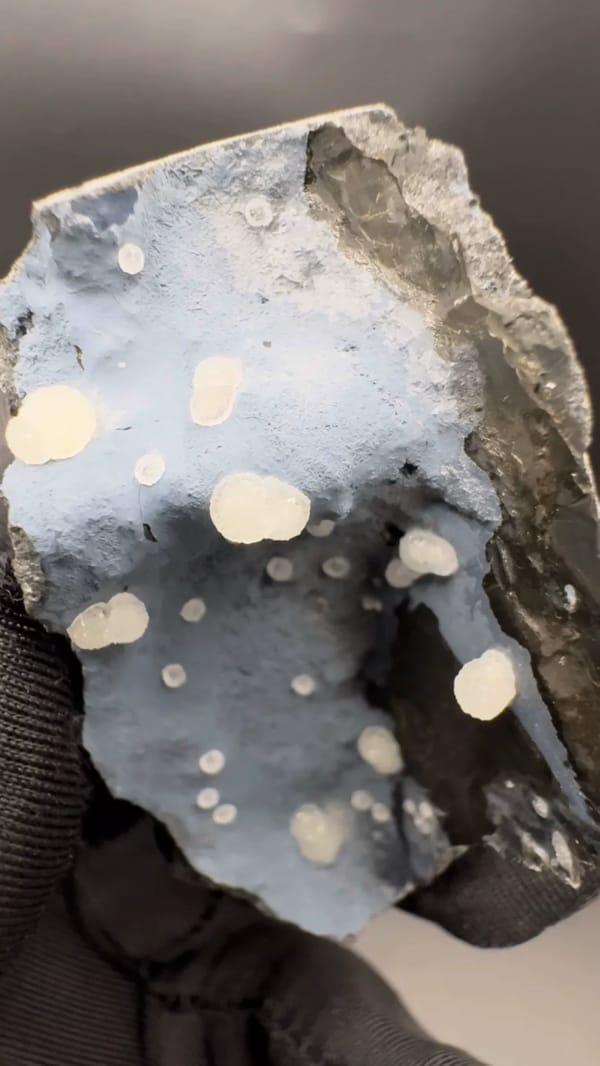 Calcite from Zhejiang, China, individual mineral specimen view 7