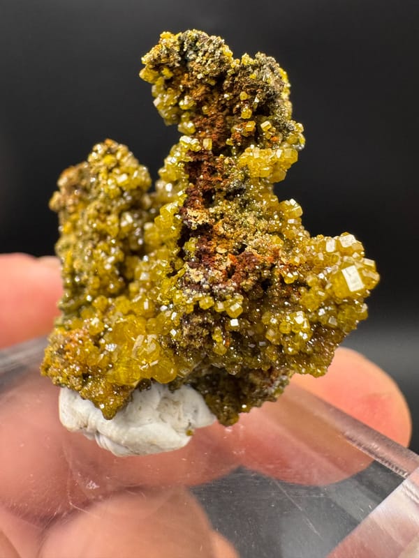 Mimetite from Lianping, Guangdong, China, individual mineral specimen view 7