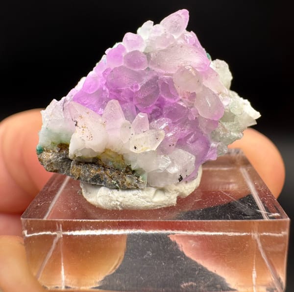 Cobaltoan calcite from Nujiang, Yunnan, China, individual mineral specimen view 1