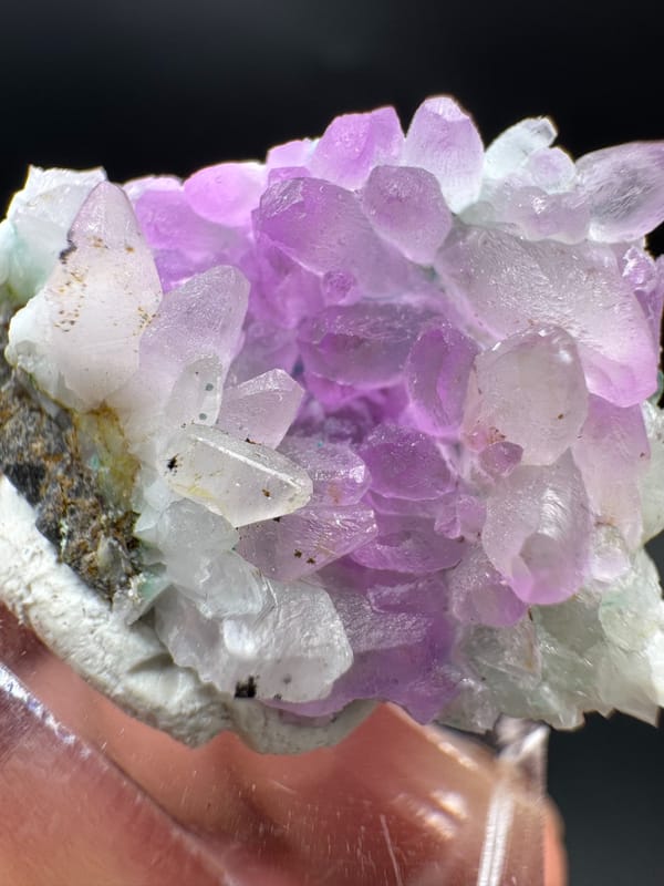Cobaltoan calcite from Nujiang, Yunnan, China, individual mineral specimen view 4