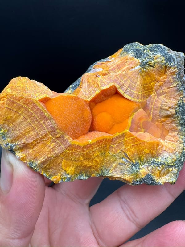 Unidentified mineral from Shimen, Hunan, China, individual mineral specimen view 2