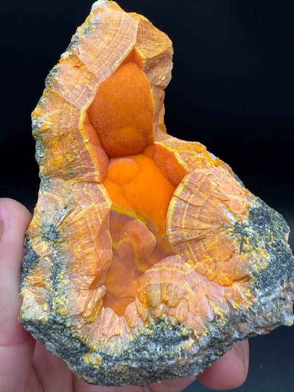 Unidentified mineral from Shimen, Hunan, China, individual mineral specimen view 7