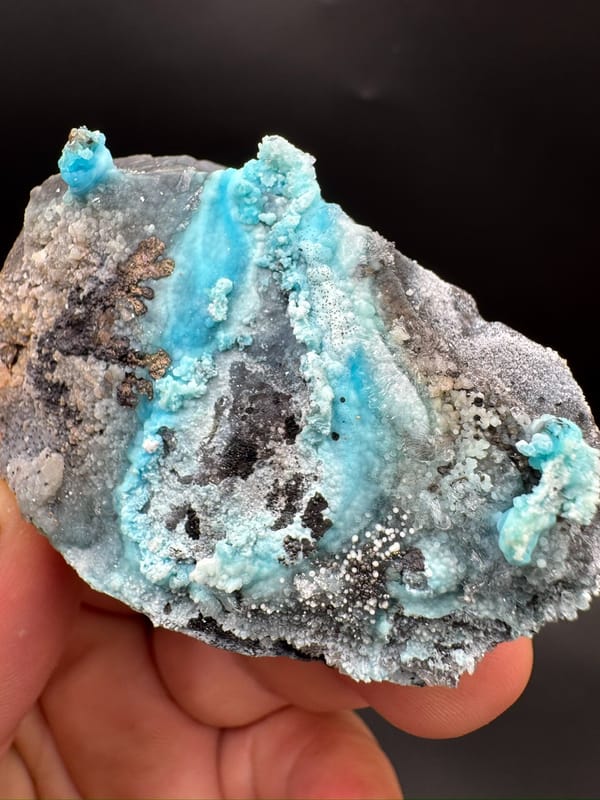 Gibbsite from Guizhou, China, individual mineral specimen view 8