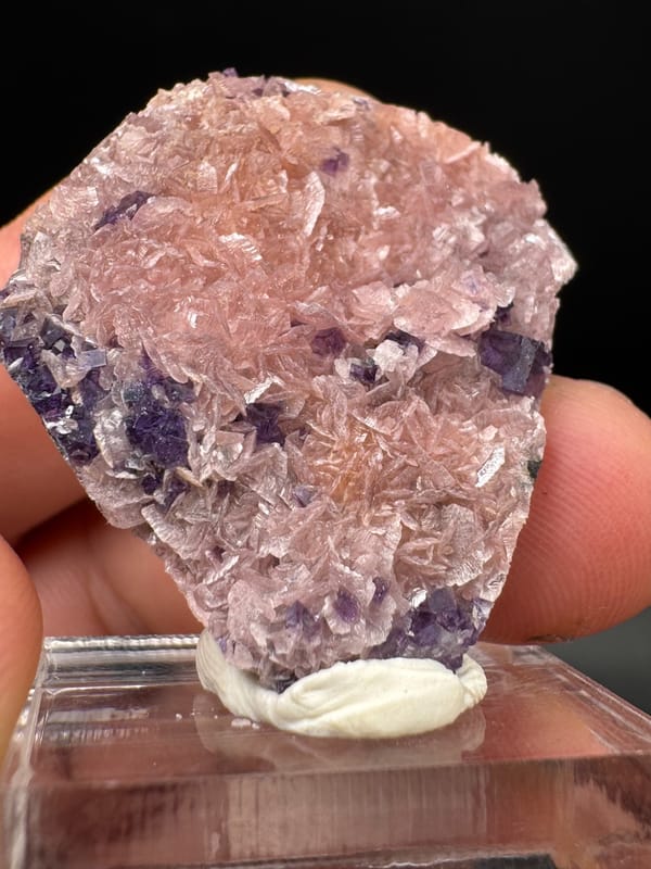 Rhodochrosite from Wuzhou, Guangxi, China, individual mineral specimen view 2