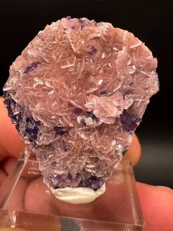 Rhodochrosite from Wuzhou, Guangxi, China, individual mineral specimen view 5