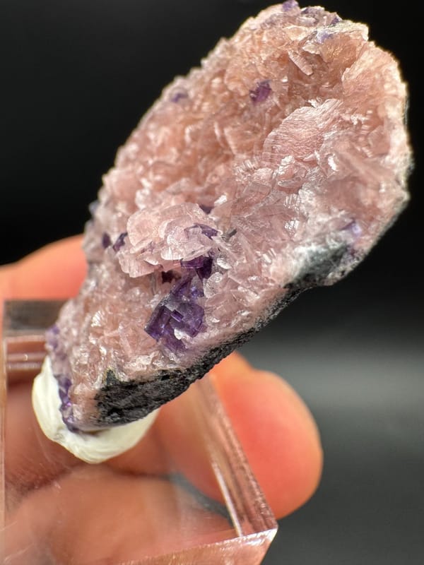 Rhodochrosite from Wuzhou, Guangxi, China, individual mineral specimen view 8