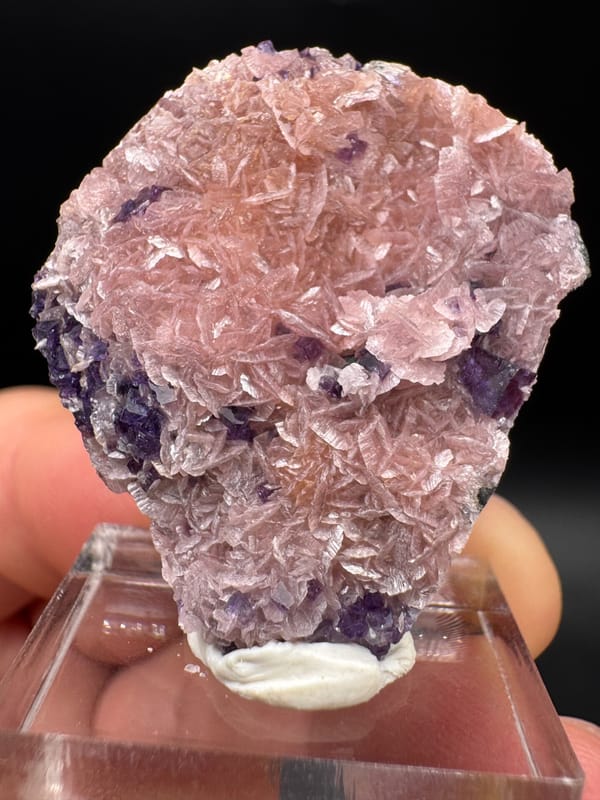 Rhodochrosite from Wuzhou, Guangxi, China, individual mineral specimen view 9