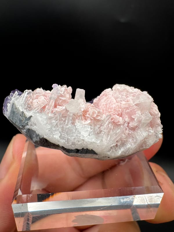 Rhodochrosite from Wuzhou, Guangxi, China, individual mineral specimen view 5