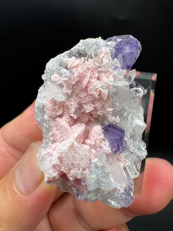 Rhodochrosite from Wuzhou, Guangxi, China, individual mineral specimen view 6