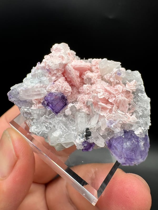 Rhodochrosite from Wuzhou, Guangxi, China, individual mineral specimen view 7